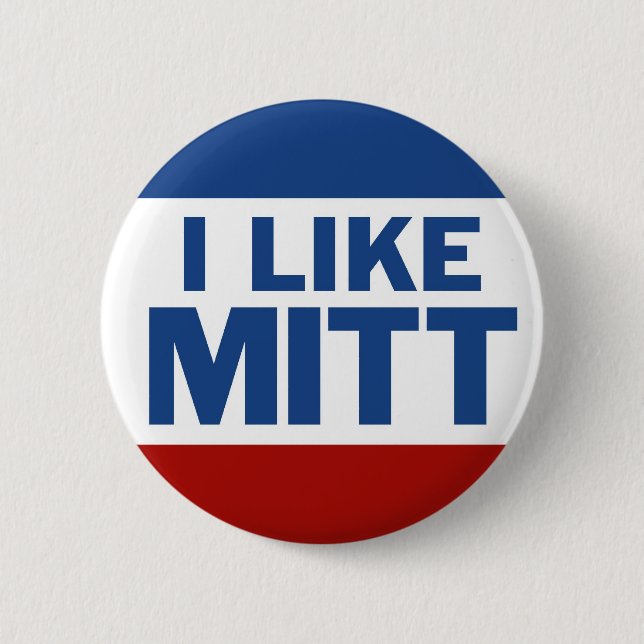 I Like Mitt 6 Cm Round Badge (Front)