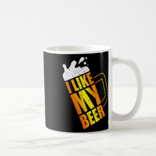 I Like My Beer. Beer Mug Funny Easy Costume Long S