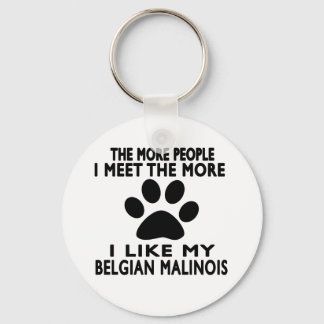 I like my Belgian Malinois. Key Ring