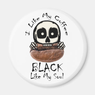 I Like My Coffee Black Magnet