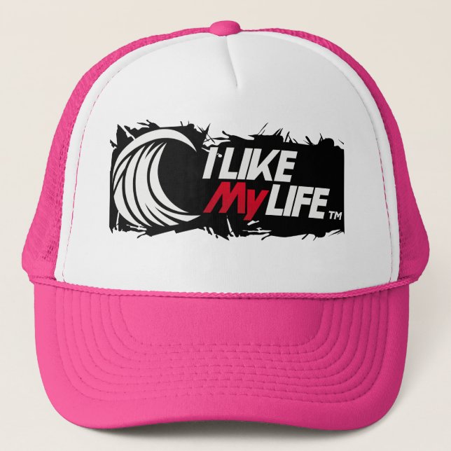 "I like My life" Trucker Hat (Front)