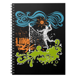 I like MY life Volleyball Notebook