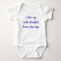 I like my milk straight from the tap