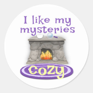 I Like My Mysteries Cosy Stickers