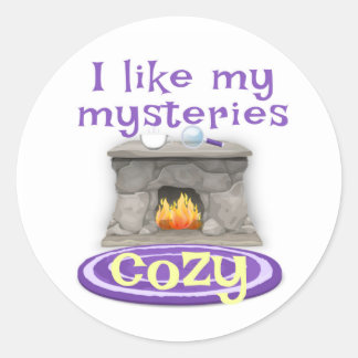 I Like My Mysteries Cosy Stickers