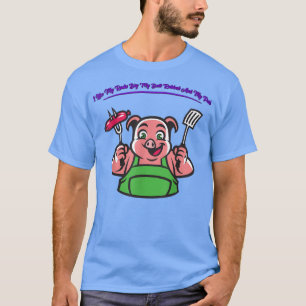 I Like My Racks Big - Pig Bbq Funny Sarcastic T-Shirt