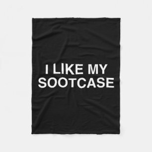 I Like My Sootcase Suitcase Funny Trump Novelty Y2 Fleece Blanket