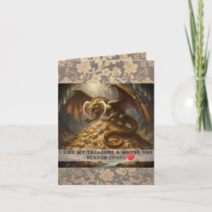 I Like My Treasure & Maybe One Person (You) Card