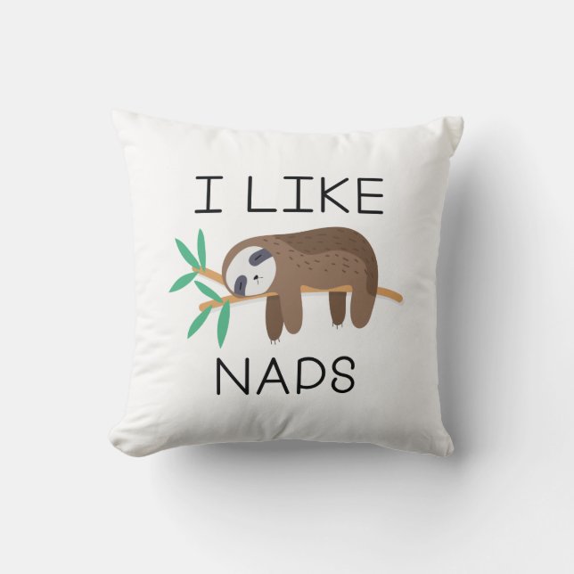 I Like Naps Cushion (Front)