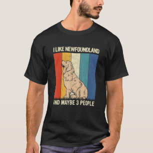 I Like Newfoundland And Maybe 3 People Newfoundlan T-Shirt