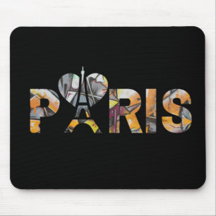 I like Paris with its colorful urban decor Mouse Mat