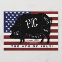 I Like Pig Butts and I Cannot Lie 4th of July BBQ