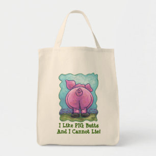 I Like Pig Butts Cute Pig Tote Bag