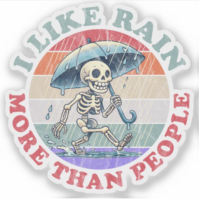 I Like Rain More Than People (Front)