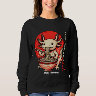 I Like Ramen A Lotl Funny Vintage Japanese Ukiyo-e Sweatshirt