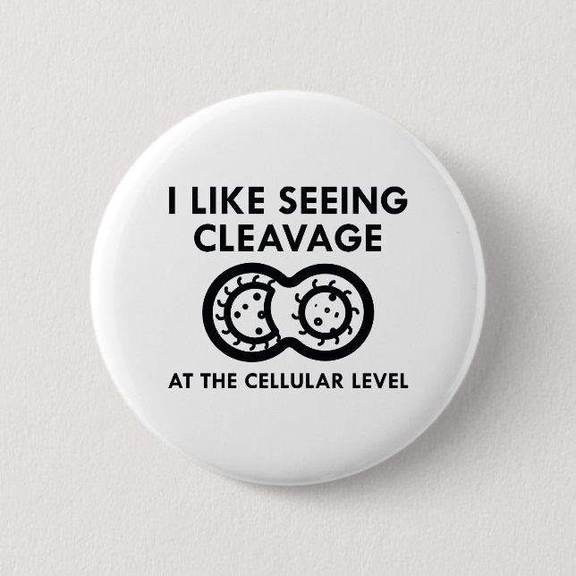 I Like Seeing Cleavage 6 Cm Round Badge (Front)