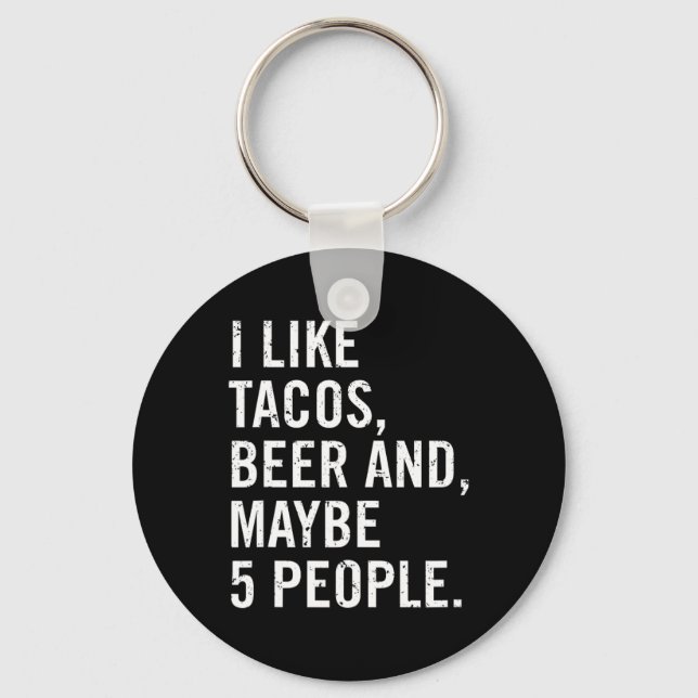 I Like Tacos Cinco De Mayo  Key Ring (Front)