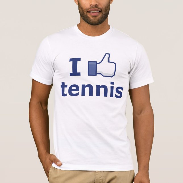 I Like Tennis T-Shirt (Front)