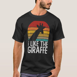 I Like The Giraffes Shirt Retro Vintage 80s 70s Gi