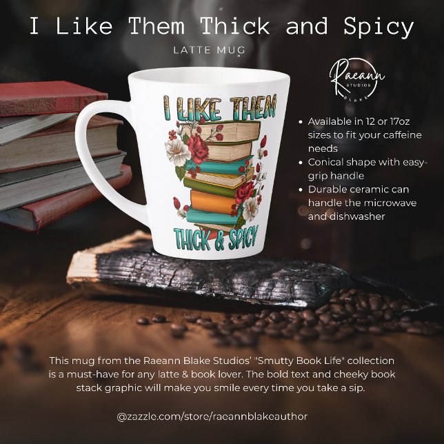 I Like Them Thick and Spicy Latte Mug (Creator Uploaded)