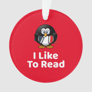 I Like To Read Ornament