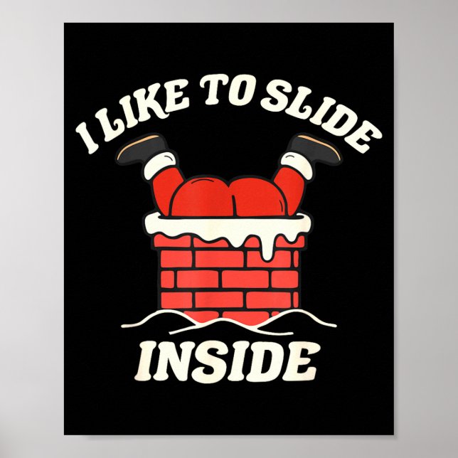 I Like To Slide Inside I Like To Ride On Top Coupl Poster (Front)