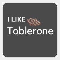 I like toblerone chocolate