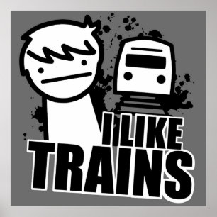 I Like Trains asdfmovie Poster