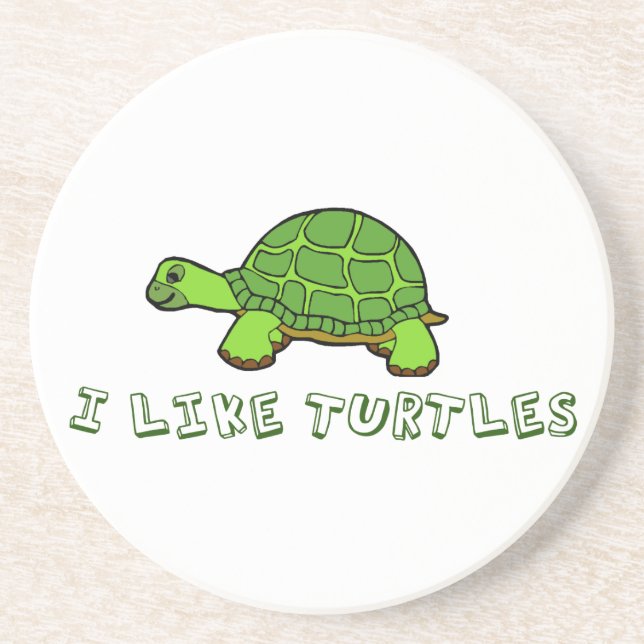 I Like Turtles Coaster (Front)