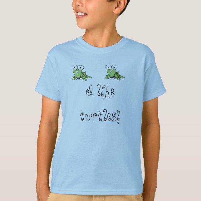 I like turtles shirt (Front)