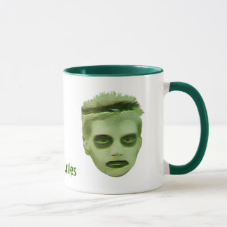 I Like Turtles Zombie Kid Mug