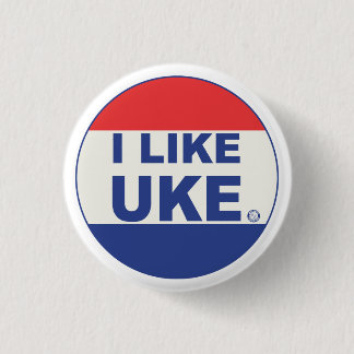 I LIKE UKE 3 CM ROUND BADGE