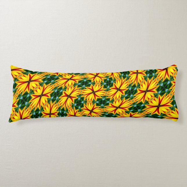 I Like Unique Flowers Body Cushion (Front)