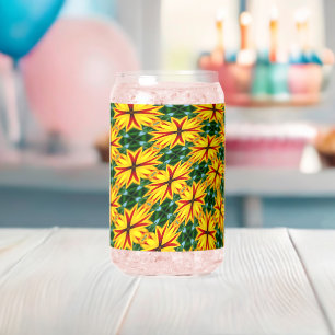 I Like Unique Flowers Can Glass