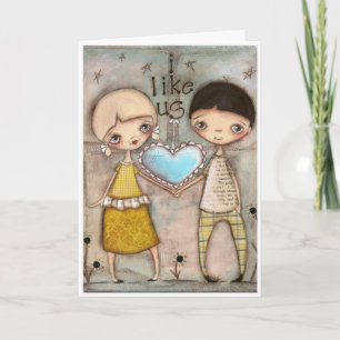 I Like Us - Valentine Card