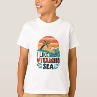 I Like Vitamin Sea Relaxing Beach Lover Funny