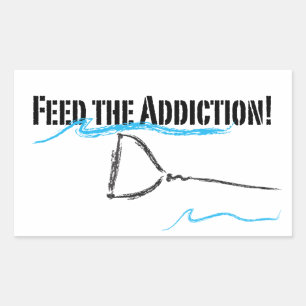 I like water rectangular sticker