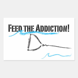 I like water rectangular sticker