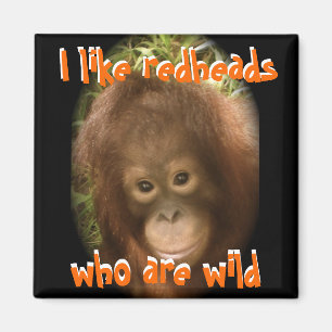 I Like Wild Redheads Magnet