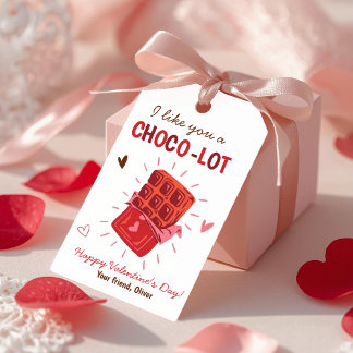 I Like You a Choco-lot Valentine Gift Tag
