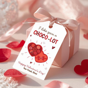 I Like You a Choco-lot Valentine Gift Tag