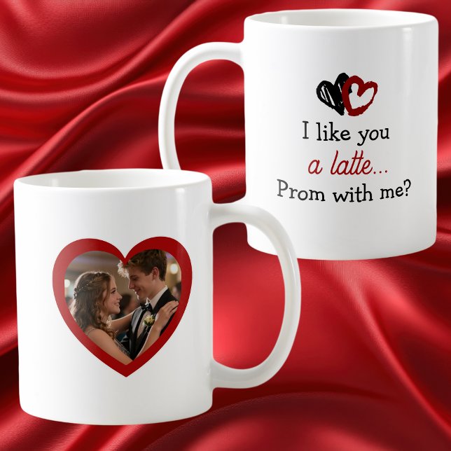 I Like you A Latte | Promposal Photo Coffee Mug (Creator Uploaded)