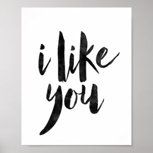 I Like You Poster