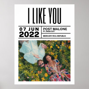I Like You Poster - PostMalone