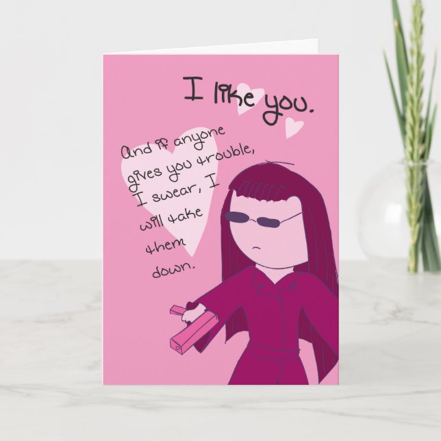 I Like You (radio edit) - Yuki Valentine Holiday Card (Front)