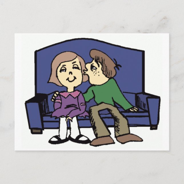 I Like You Valentine Holiday Postcard (Front)