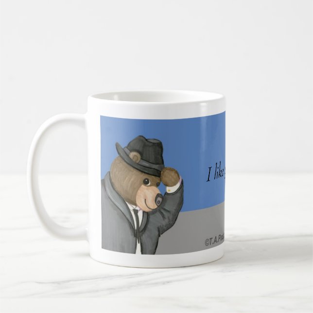 I like your style! Fedora Bear Mug (Left)