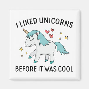 I Liked Unicorns Magnet