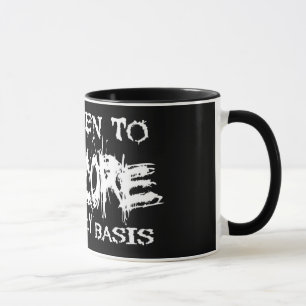 I Listen To Grindcore Mug