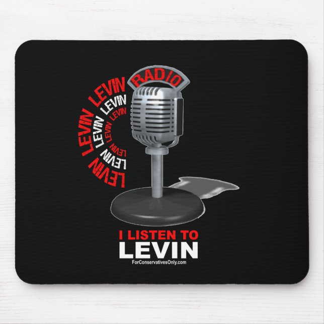 I Listen To Levin Mouse Mat (Front)